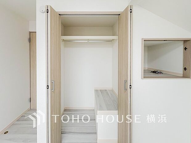 住まいの快適性を左右する収納は欲しい場所に使い勝手のよい収納を確保しています。