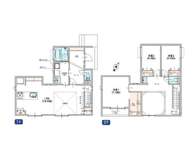 3LDK、土地面積179.94m2、建物面積103.51m2