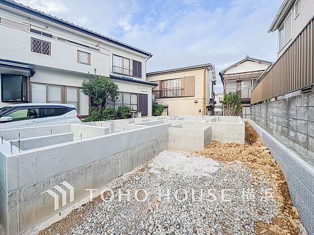 建物の基礎や構造といった、目には見えにくい部分にもこだわります。(2026年10月撮影)