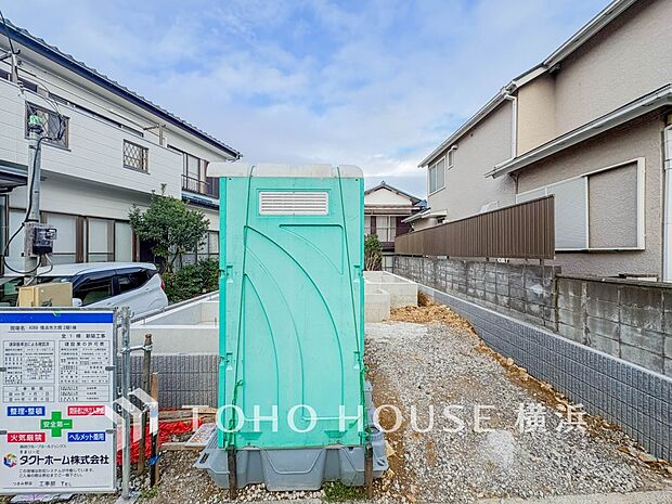 良質な環境に暮らす永住の邸がここに誕生します。(2026年10月撮影)