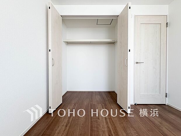 住まいの快適性を左右する収納は欲しい場所に使い勝手のよい収納を確保しています。