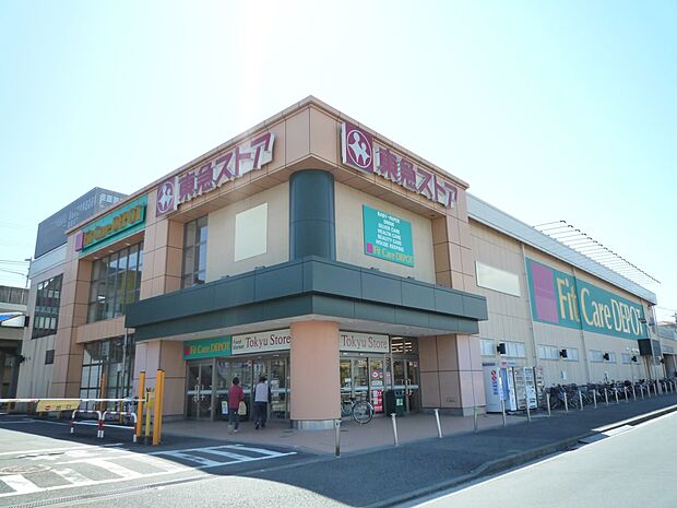 東急ストア田奈店　1200m　ドラッグストア「フィットケアデポ」併設。食料品から日用品まで日常の買い物が1ヶ所で済むので便利です。 