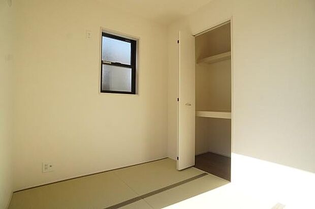 収納付きの和室3，75坪の和空間。