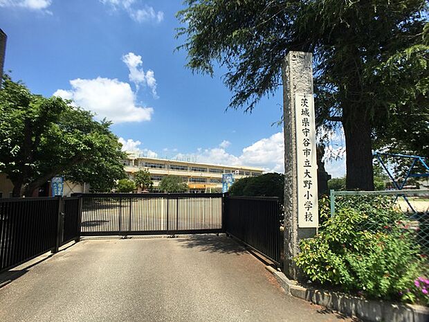 守谷市立大野小学校まで1100m