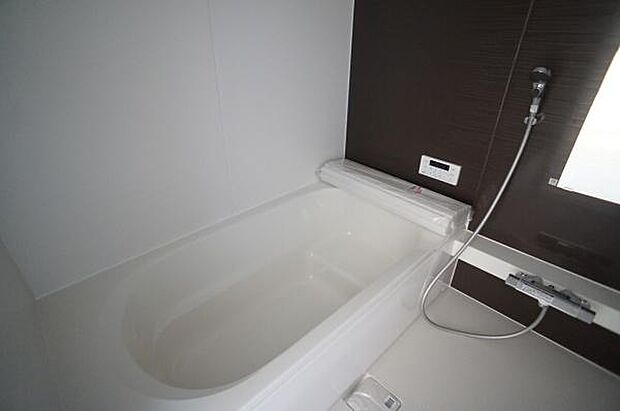 浴室暖房乾燥機付きで管理できる浴室。