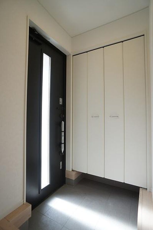 コンパクトながら明るい玄関です。