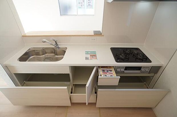 人工大理石ワークトップ。