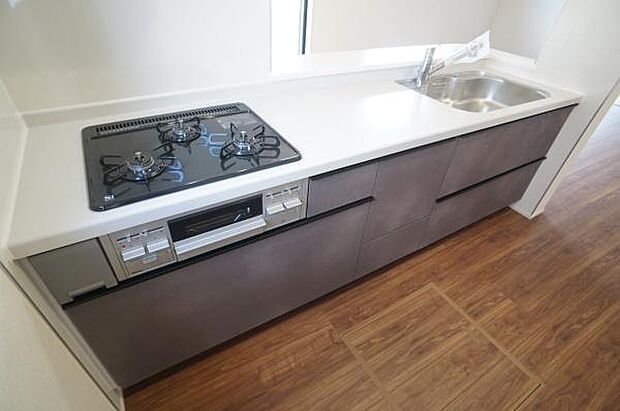 人工大理石ワークトップ。