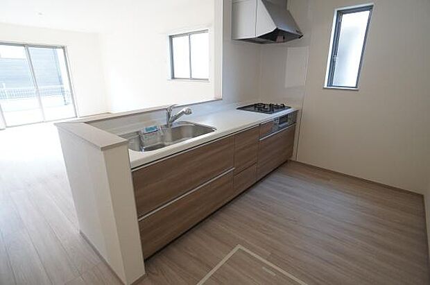 ご家族の顔を見ながら楽しく調理を。