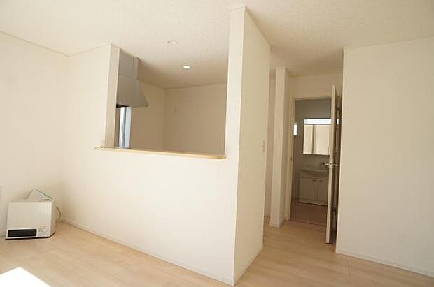 水周り集中設計の家事楽導線。