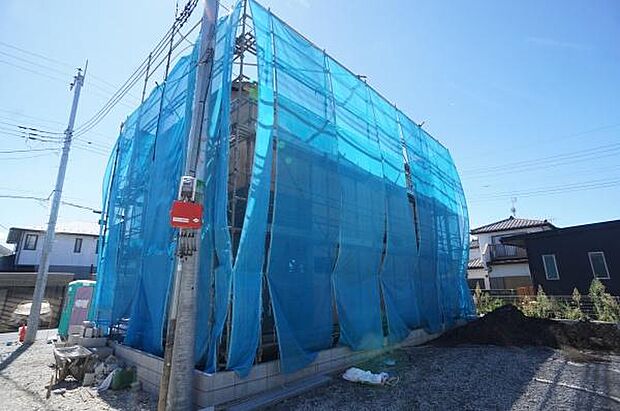 北側外観。