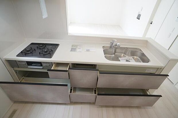 人工大理石ワークトップ。