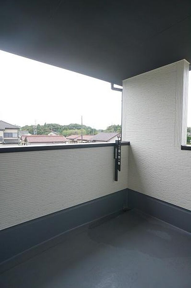 雨の日でも安心なルーフバルコニー。
