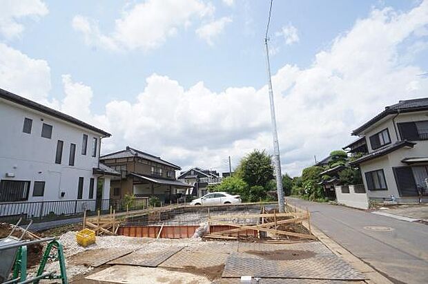 基礎工事中。