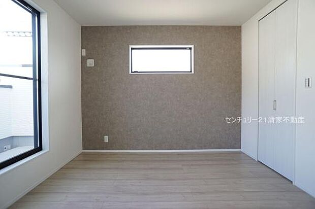 2号棟：お洒落なアクセントクロス！(2025年02月撮影)