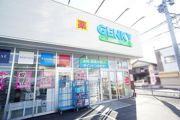 ゲンキー坂下店まで1700m、ゲンキー坂下店まで1700m(徒歩約22分)