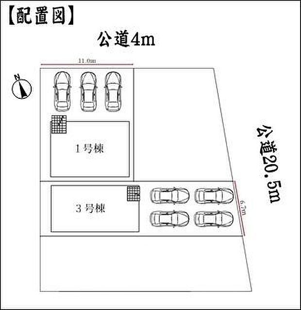 区画図（1号棟）