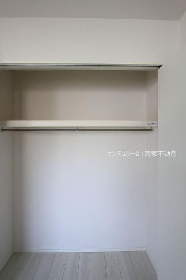 1号棟：たっぷり収納のクローゼット！(2026年01月撮影)