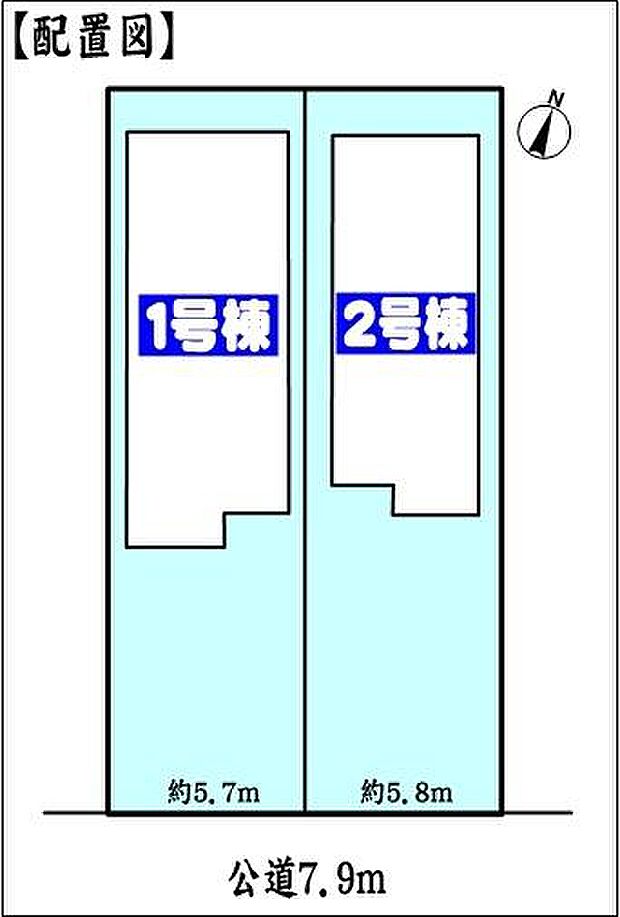 区画図（2号棟）