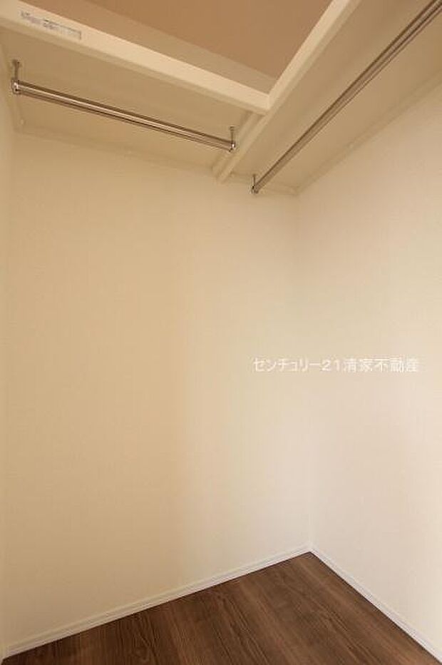 3号棟:すっきり片付くウォークインクローゼット(2025年12月撮影)