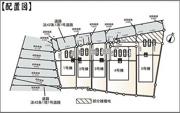 区画図（5号棟）