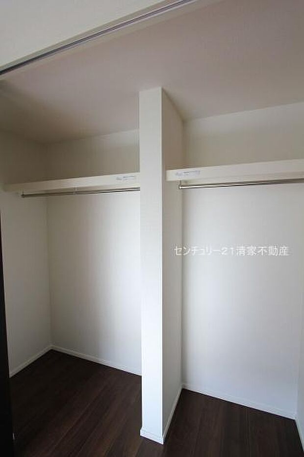 2号棟：収納力のあるウォークインクローゼット！(2026年01月撮影)