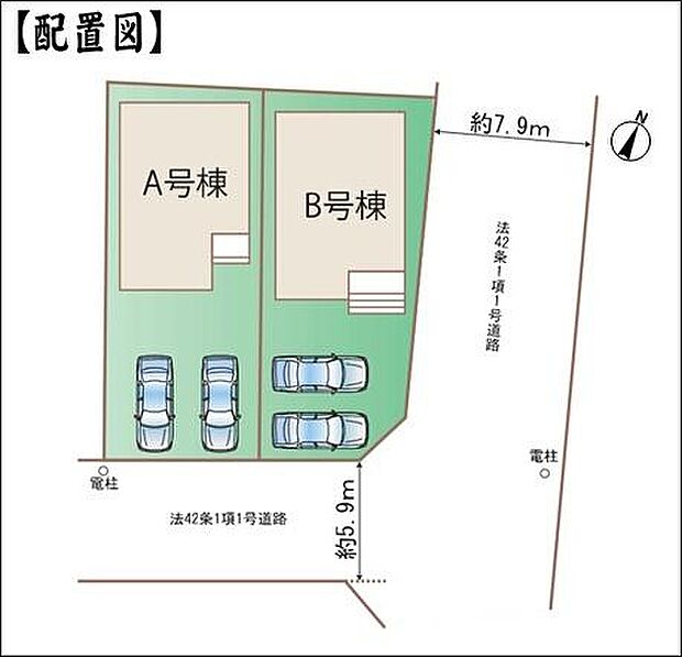 区画図（Ｂ号棟）