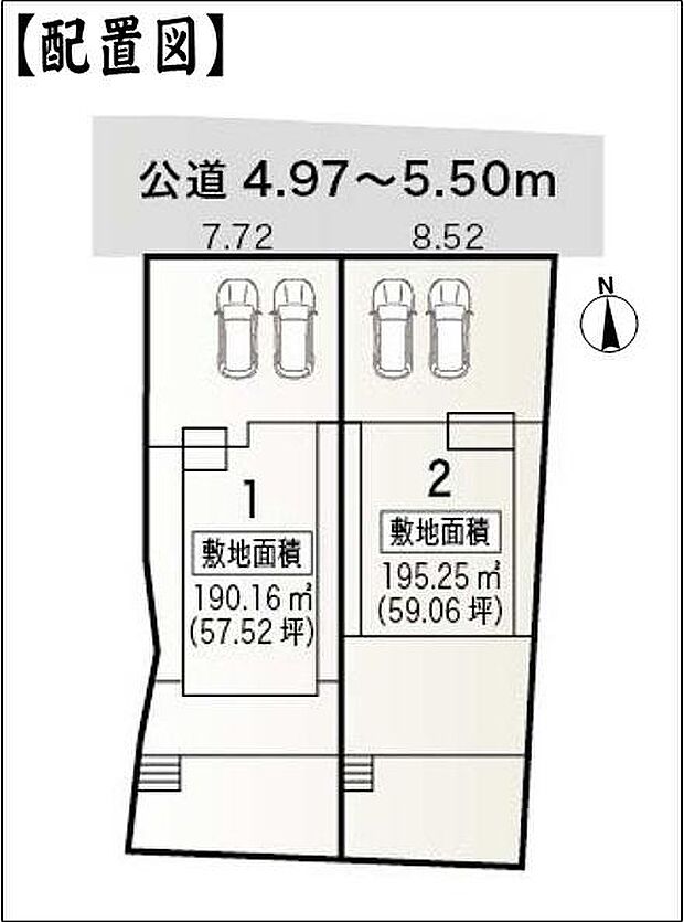 区画図（2号棟）