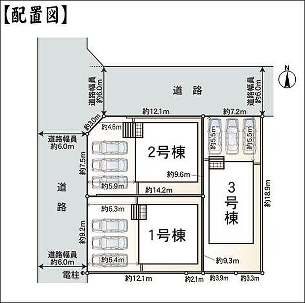 区画図（2号棟）