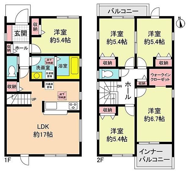 使い方いろいろ!ゆとりの5LDK設計