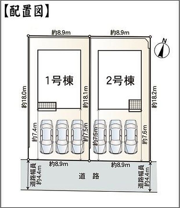 区画図(2号棟)
