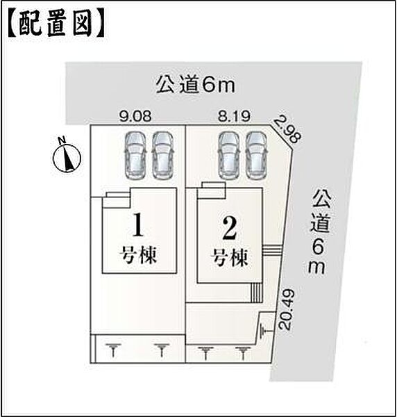 区画図（2号棟）