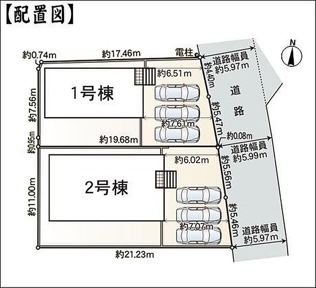 区画図（2号棟）