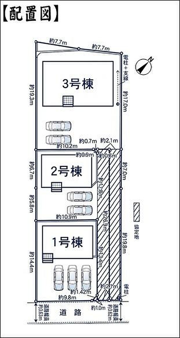 区画図（2号棟）