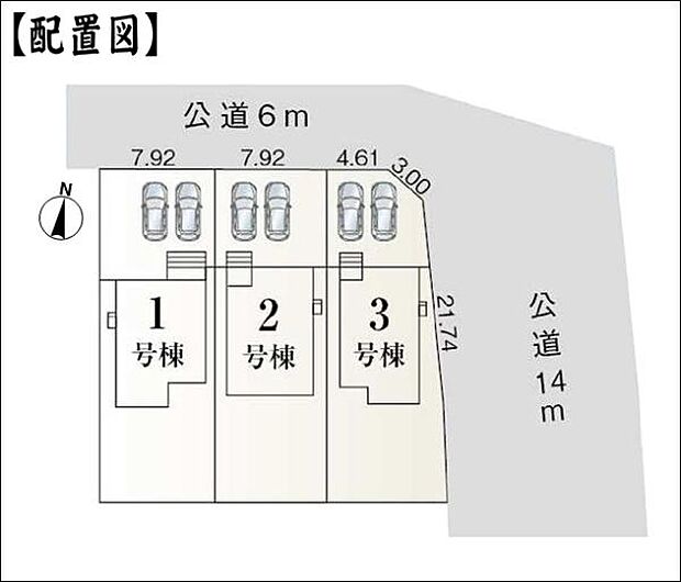 区画図(2号棟)
