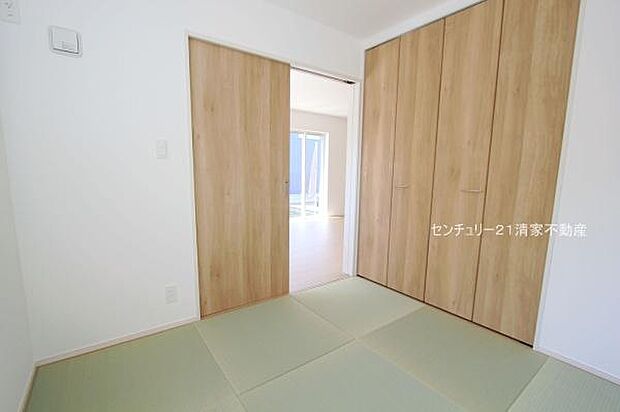 1号棟：小さなお子様のお世話に大活躍の和室(2025年05月撮影)