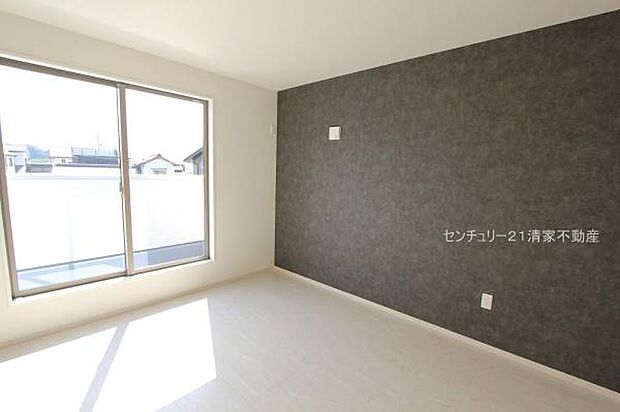 2号棟：お洒落なアクセントクロス！(2025年09月撮影)