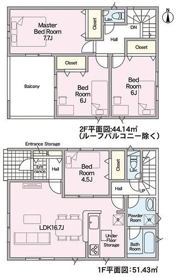 全室2面採光の明るい室内！