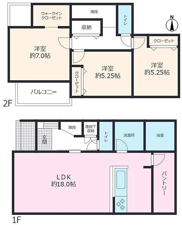 全室南向きの明るい間取りです!
