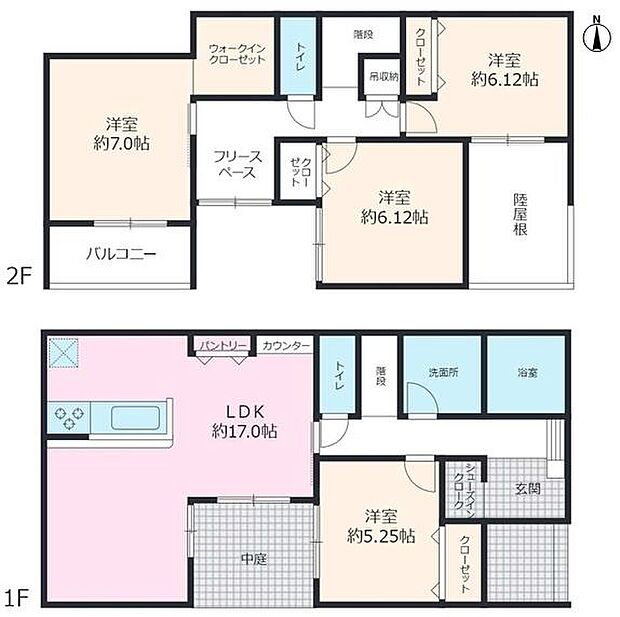 全室南向きの明るい間取りです!