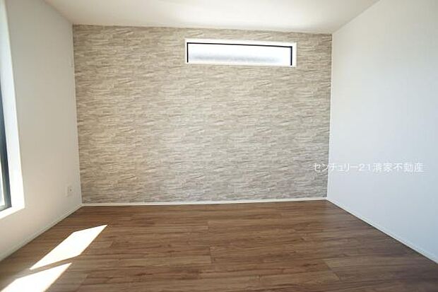 5号棟：お洒落なアクセントクロス！(2025年10月撮影)