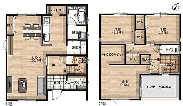 収納充実！家中いつでもすっきり快適