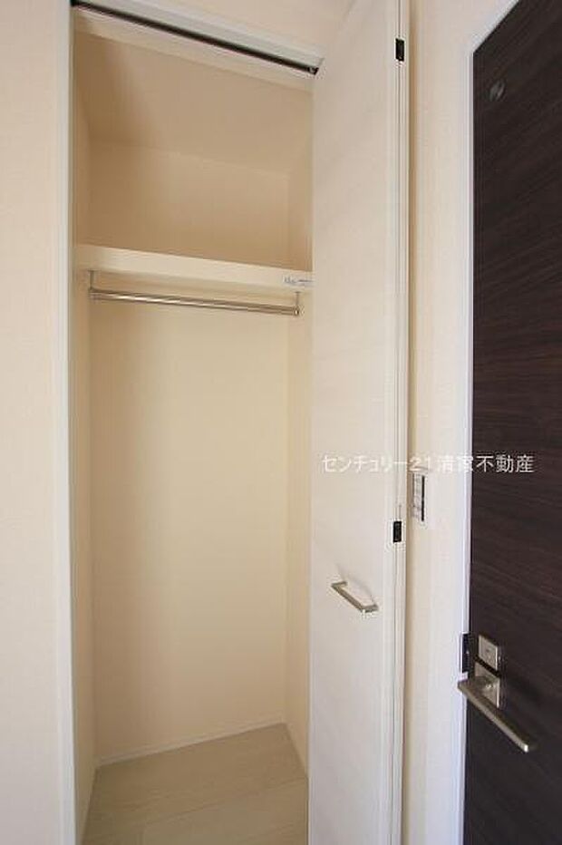 2号棟：たっぷり収納のクローゼット！(2025年12月撮影)