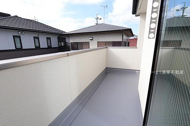 広々バルコニーでお洗濯ラクラク(2026年02月撮影)