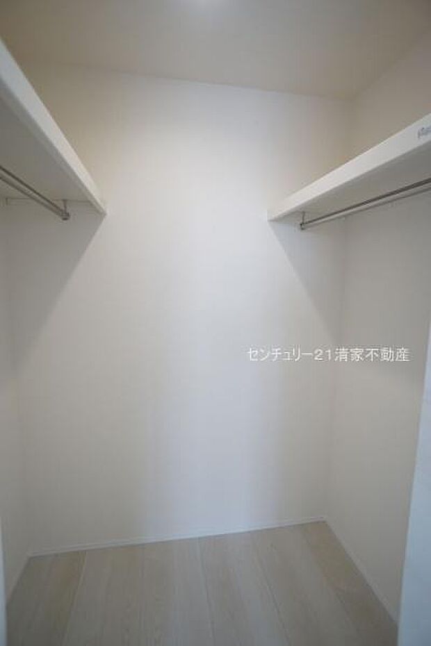 2号棟：すっきり片付くウォークインクローゼット(2026年02月撮影)