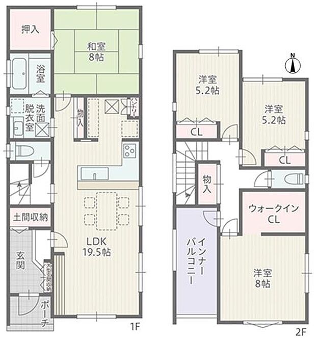 会話が広がるリビングスルー階段設計