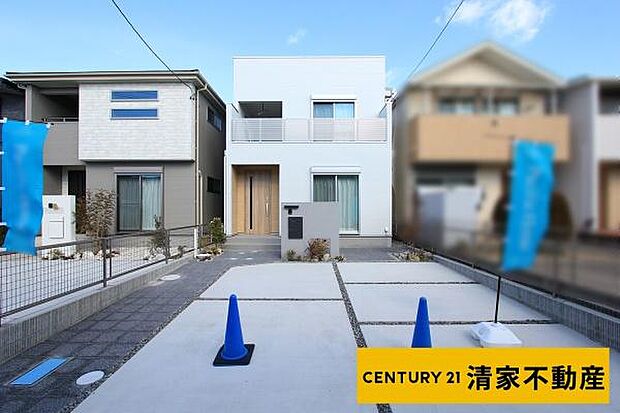 8号棟：駐車スペース2台分あり!(2026年02月撮影)