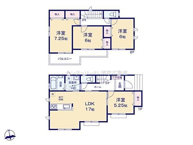 全室南向きの明るい間取りです!