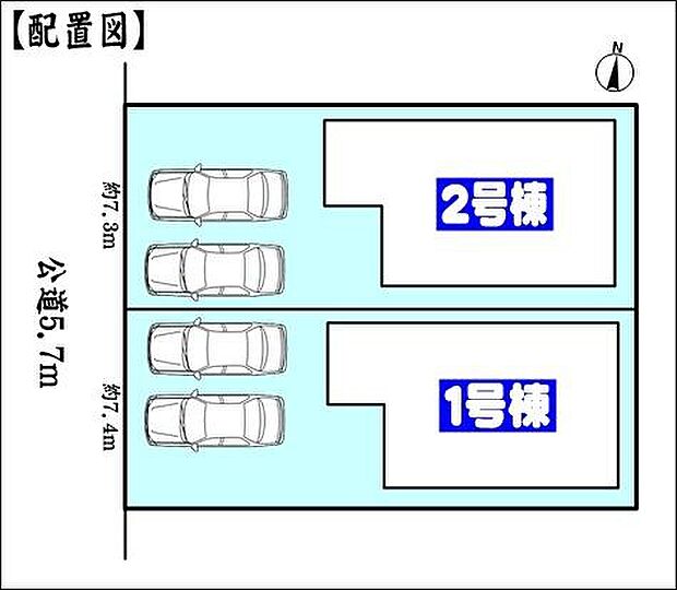 区画図（1号棟）