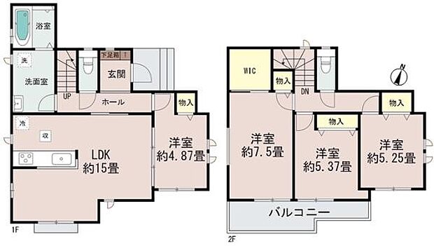 全室南向きの明るい間取りです!